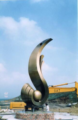 澎湖縣中屯銅雕-順風